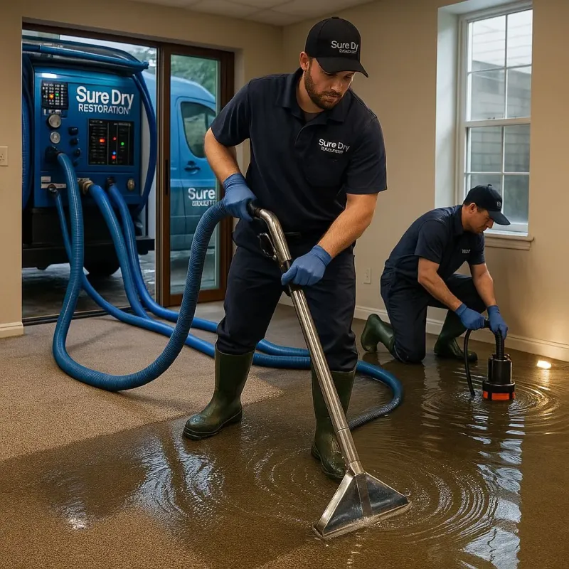 Water Extraction and Removal process in Hoisington, KS